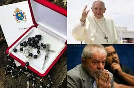 El rosario de Francisco a Lula