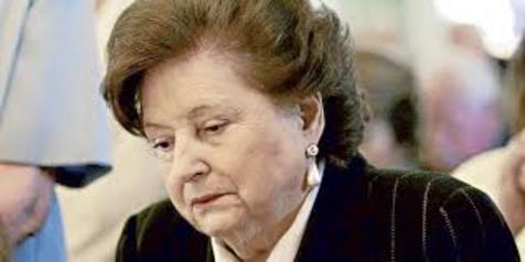 Lucía Hiriart, la viuda del ex dictador chileno Augusto Pinochet (foto: Ansa)