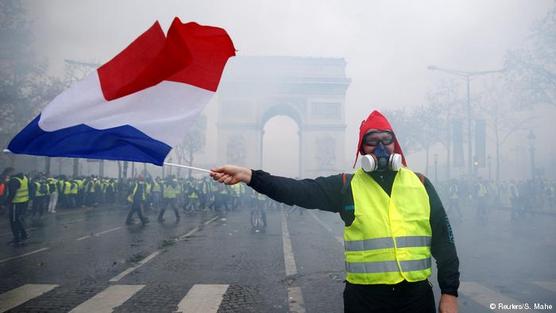 Violentas protestas en Paris