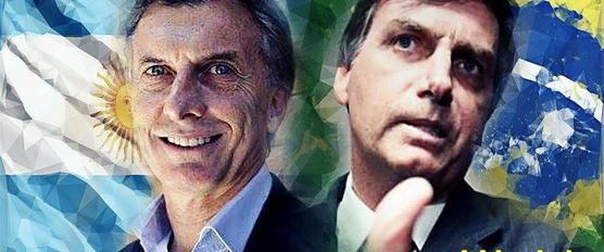 Macri y Bolsonaro en la misma