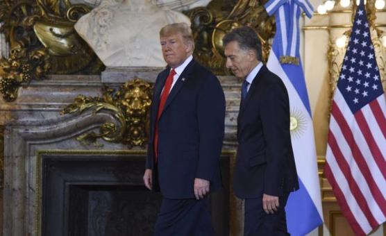 Trump junto a Macri