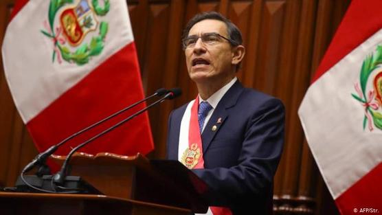 El presidente de Perú, Martín Vizcarra