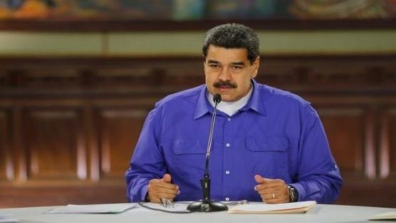 Maduro denunciando planes contra su país