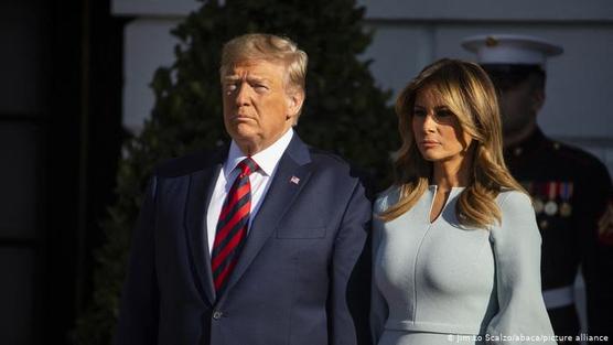 Trump y su esposa con coronavirus