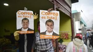 impatizantes del expresidente ecuatoriano Rafael Correa (2007-2017) promueven su lista para las elecciones de febrero