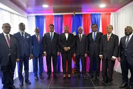 Miembros del Consejo Presidencial de Transición de Haití - EFE/ Johnson Sabin 